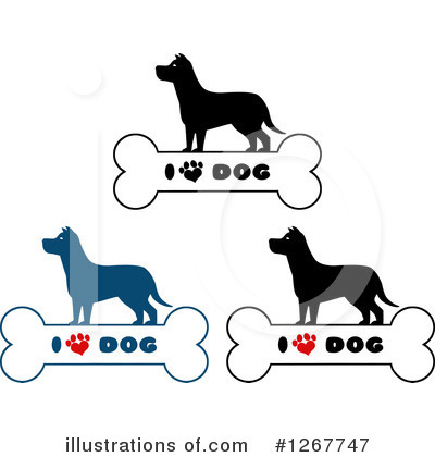 Royalty-Free (RF) Dog Clipart Illustration by Hit Toon - Stock Sample #1267747