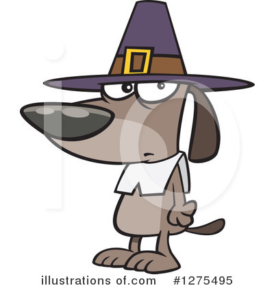 Royalty-Free (RF) Dog Clipart Illustration by toonaday - Stock Sample #1275495