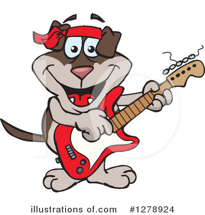 Royalty-Free (RF) Dog Clipart Illustration by Dennis Holmes Designs - Stock Sample #1278924