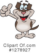 Dog Clipart #1278927 by Dennis Holmes Designs