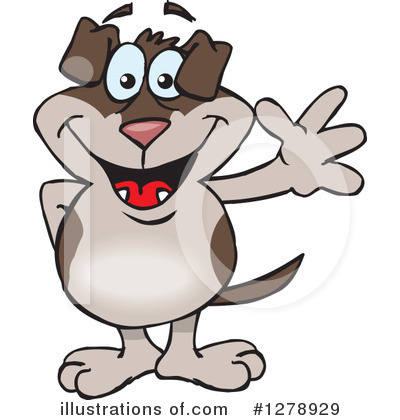 Royalty-Free (RF) Dog Clipart Illustration by Dennis Holmes Designs - Stock Sample #1278929