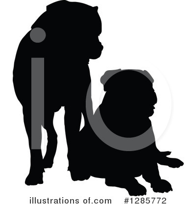 Royalty-Free (RF) Dog Clipart Illustration by Maria Bell - Stock Sample #1285772
