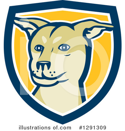 Royalty-Free (RF) Dog Clipart Illustration by patrimonio - Stock Sample #1291309