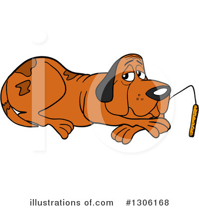 Royalty-Free (RF) Dog Clipart Illustration by LaffToon - Stock Sample #1306168