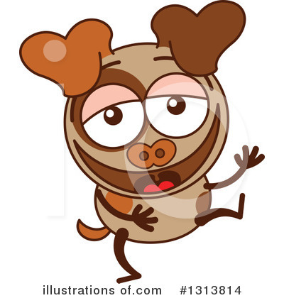 Royalty-Free (RF) Dog Clipart Illustration by Zooco - Stock Sample #1313814
