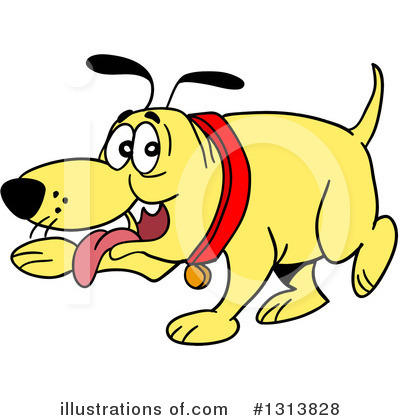 Royalty-Free (RF) Dog Clipart Illustration by LaffToon - Stock Sample #1313828