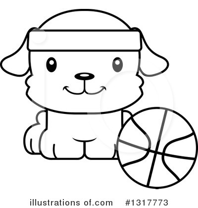 Royalty-Free (RF) Dog Clipart Illustration by Cory Thoman - Stock Sample #1317773