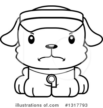 Royalty-Free (RF) Dog Clipart Illustration by Cory Thoman - Stock Sample #1317793