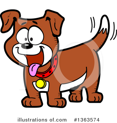 Dog Clipart #1363574 by Clip Art Mascots