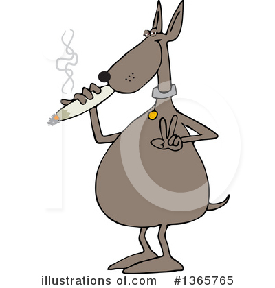 Royalty-Free (RF) Dog Clipart Illustration by djart - Stock Sample #1365765