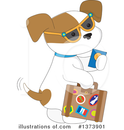 Royalty-Free (RF) Dog Clipart Illustration by Maria Bell - Stock Sample #1373901