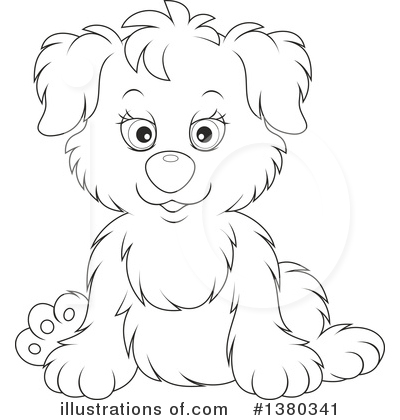 Royalty-Free (RF) Dog Clipart Illustration by Alex Bannykh - Stock Sample #1380341