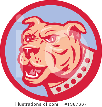 Royalty-Free (RF) Dog Clipart Illustration by patrimonio - Stock Sample #1387667