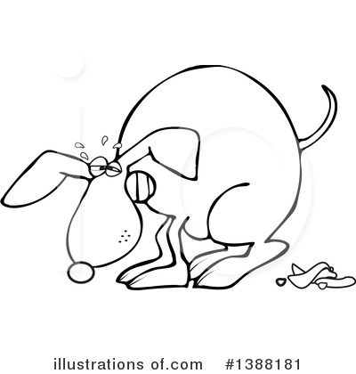 Royalty-Free (RF) Dog Clipart Illustration by djart - Stock Sample #1388181