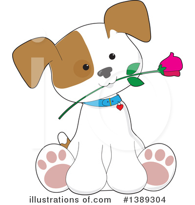 Royalty-Free (RF) Dog Clipart Illustration by Maria Bell - Stock Sample #1389304