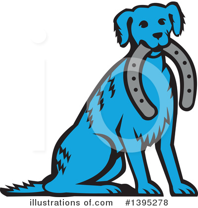 Royalty-Free (RF) Dog Clipart Illustration by patrimonio - Stock Sample #1395278