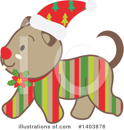 Royalty-Free (RF) Dog Clipart Illustration by Cherie Reve - Stock Sample #1403876
