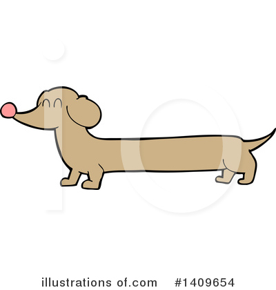 Royalty-Free (RF) Dog Clipart Illustration by lineartestpilot - Stock Sample #1409654