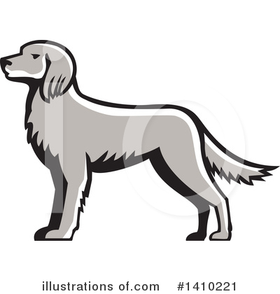 Royalty-Free (RF) Dog Clipart Illustration by patrimonio - Stock Sample #1410221