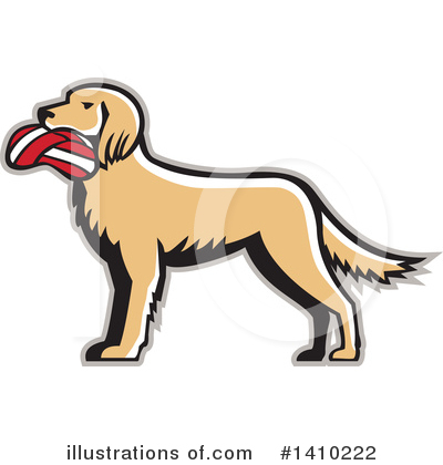 Royalty-Free (RF) Dog Clipart Illustration by patrimonio - Stock Sample #1410222