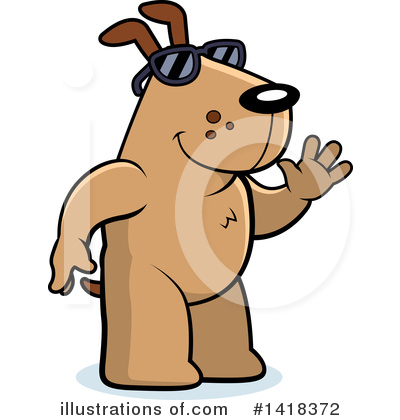 Royalty-Free (RF) Dog Clipart Illustration by Cory Thoman - Stock Sample #1418372