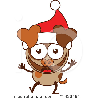 Royalty-Free (RF) Dog Clipart Illustration by Zooco - Stock Sample #1436494