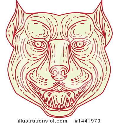 Royalty-Free (RF) Dog Clipart Illustration by patrimonio - Stock Sample #1441970
