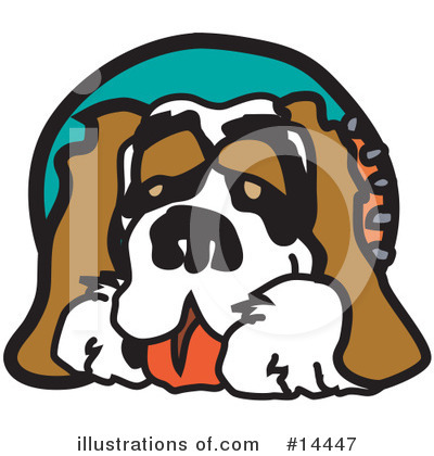 Royalty-Free (RF) Dog Clipart Illustration by Andy Nortnik - Stock Sample #14447