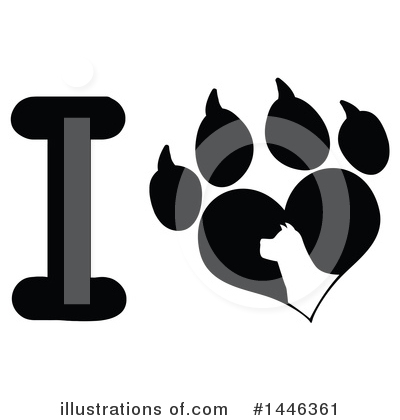 Royalty-Free (RF) Dog Clipart Illustration by Hit Toon - Stock Sample #1446361