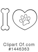 Dog Clipart #1446363 by Hit Toon