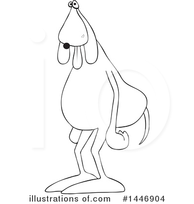 Royalty-Free (RF) Dog Clipart Illustration by djart - Stock Sample #1446904