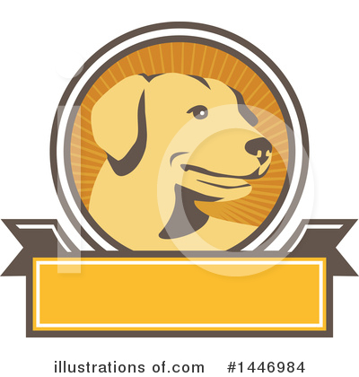 Labrador Clipart #1446984 by patrimonio