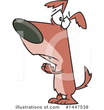 Royalty-Free (RF) Dog Clipart Illustration by toonaday - Stock Sample #1447538