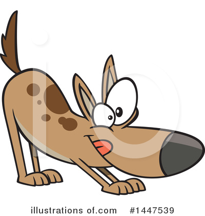 Royalty-Free (RF) Dog Clipart Illustration by toonaday - Stock Sample #1447539