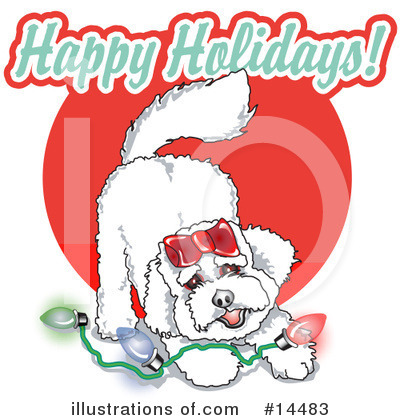 Bichon Frise Clipart #14483 by Andy Nortnik