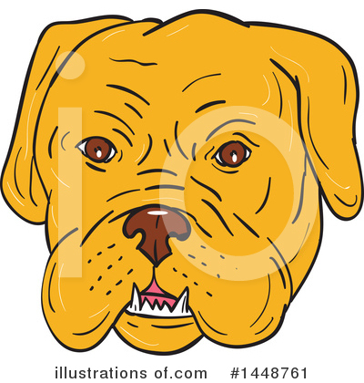 Royalty-Free (RF) Dog Clipart Illustration by patrimonio - Stock Sample #1448761