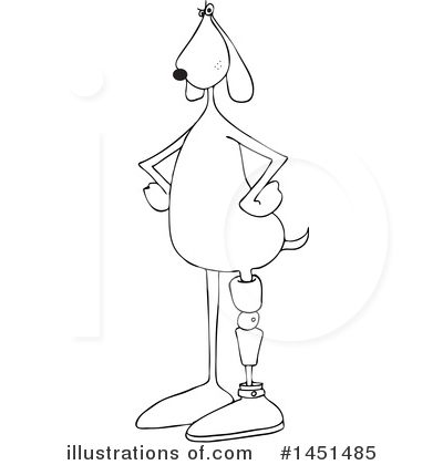 Royalty-Free (RF) Dog Clipart Illustration by djart - Stock Sample #1451485