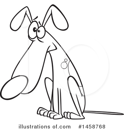 Royalty-Free (RF) Dog Clipart Illustration by toonaday - Stock Sample #1458768