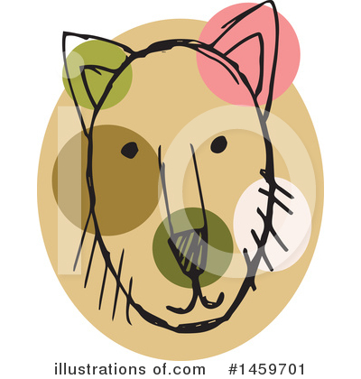 Royalty-Free (RF) Dog Clipart Illustration by Cherie Reve - Stock Sample #1459701