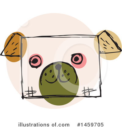 Royalty-Free (RF) Dog Clipart Illustration by Cherie Reve - Stock Sample #1459705
