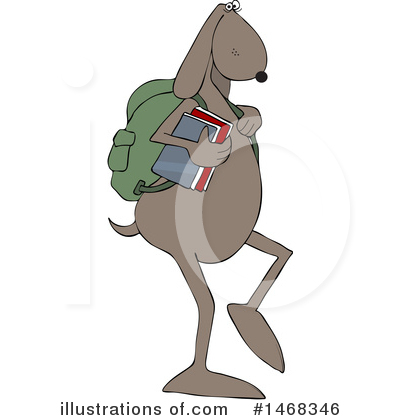Royalty-Free (RF) Dog Clipart Illustration by djart - Stock Sample #1468346