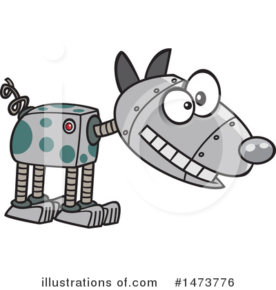 Royalty-Free (RF) Dog Clipart Illustration by toonaday - Stock Sample #1473776