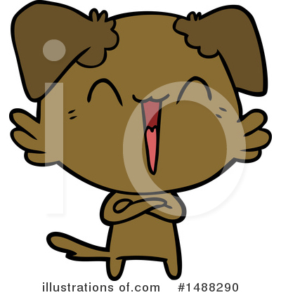 Royalty-Free (RF) Dog Clipart Illustration by lineartestpilot - Stock Sample #1488290