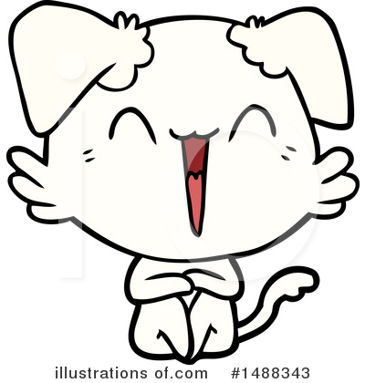 Royalty-Free (RF) Dog Clipart Illustration by lineartestpilot - Stock Sample #1488343