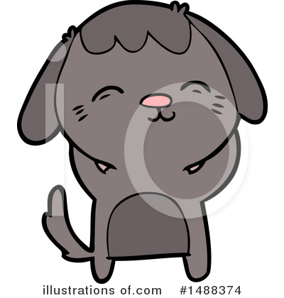 Royalty-Free (RF) Dog Clipart Illustration by lineartestpilot - Stock Sample #1488374