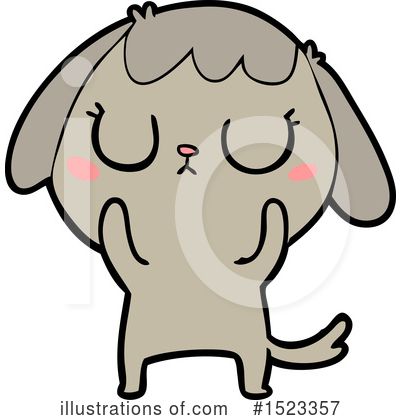 Royalty-Free (RF) Dog Clipart Illustration by lineartestpilot - Stock Sample #1523357
