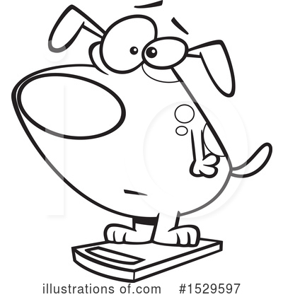 Royalty-Free (RF) Dog Clipart Illustration by toonaday - Stock Sample #1529597