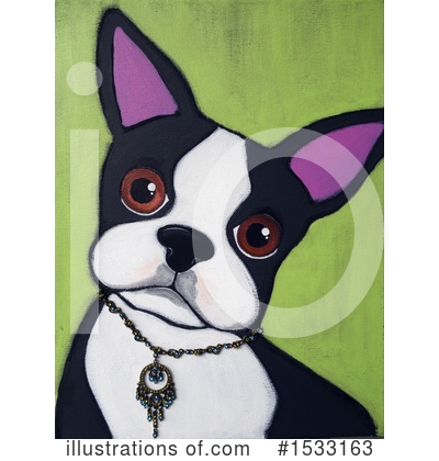 Boston Terrier Clipart #1533163 by Maria Bell