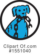 Dog Clipart #1551040 by patrimonio