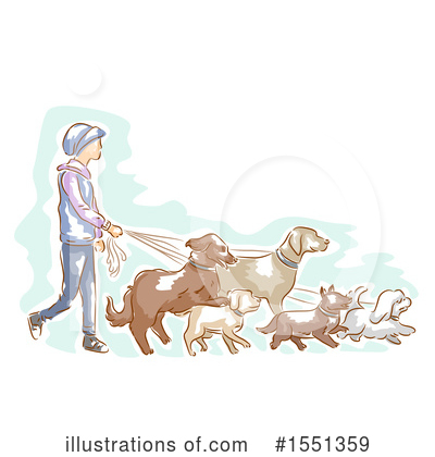 Royalty-Free (RF) Dog Clipart Illustration by BNP Design Studio - Stock Sample #1551359